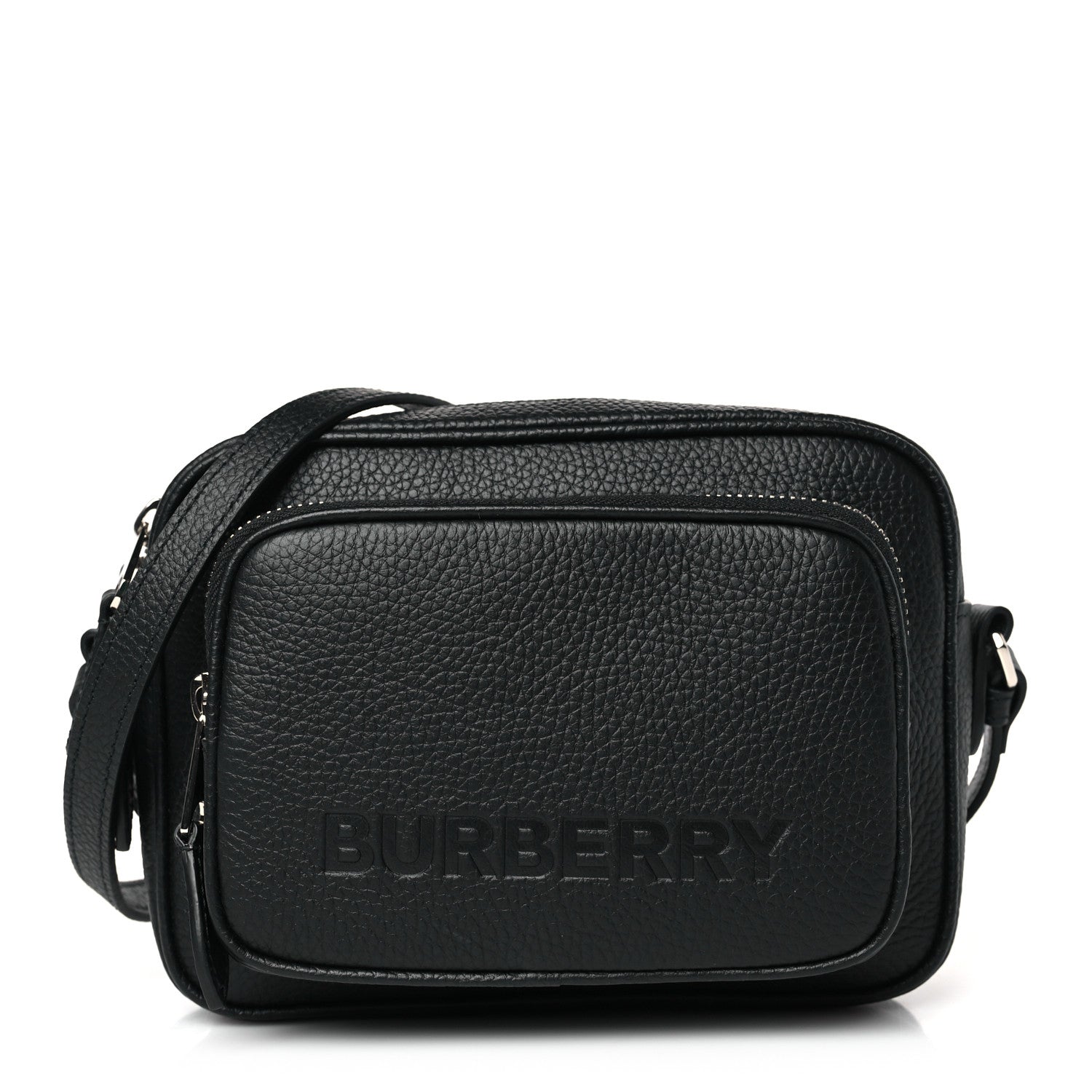 Burberry Grained Calfskin Small Camera Bag Black 1 of 8