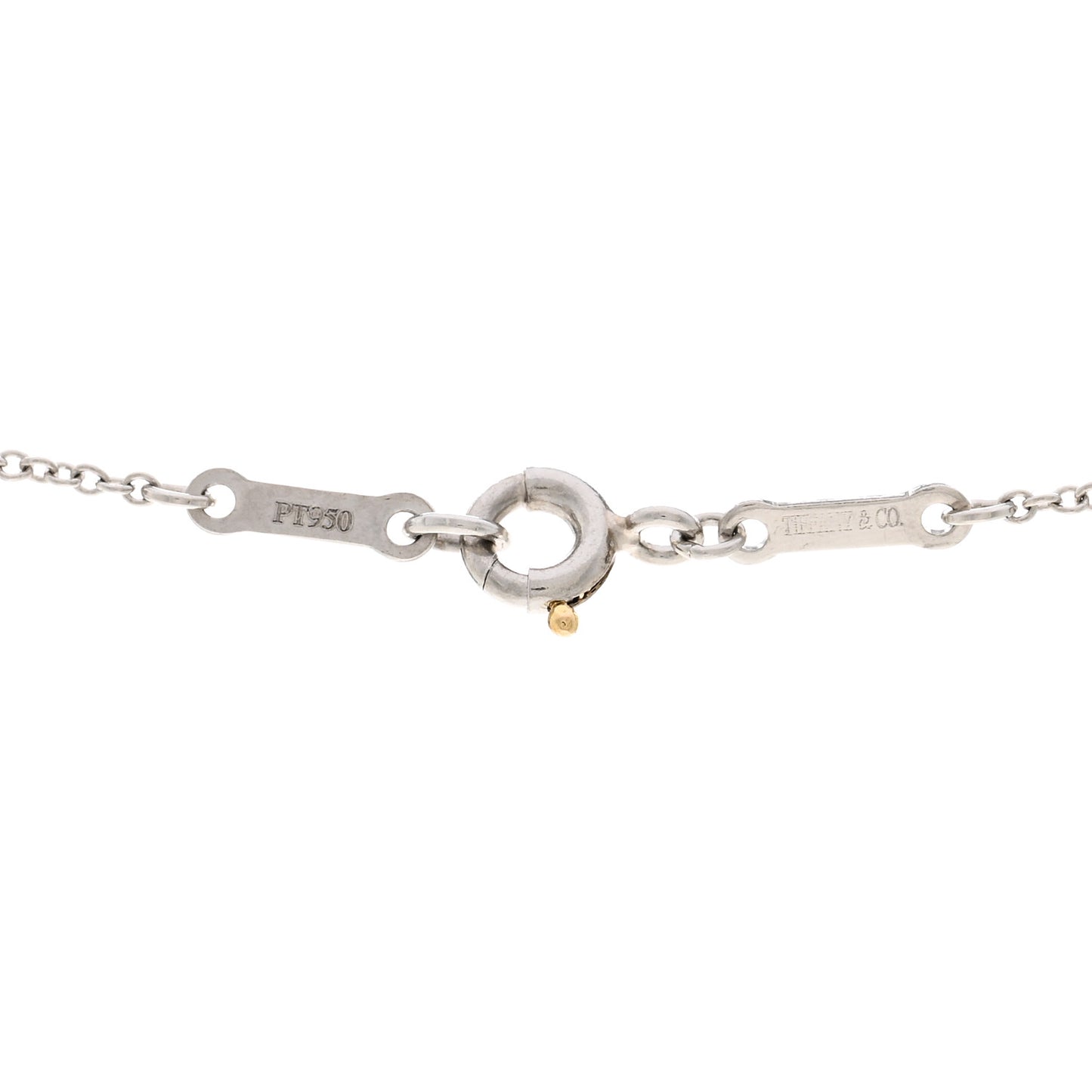 Platinum 12mm Elsa Peretti Cross Pendant Necklace