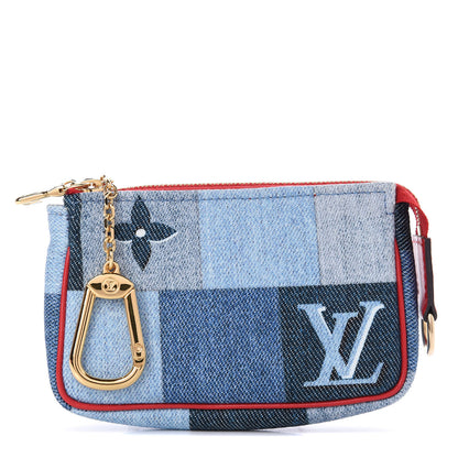 Louis Vuitton Denim Micro Pochette Accessories Denim Rouge 1 of 11