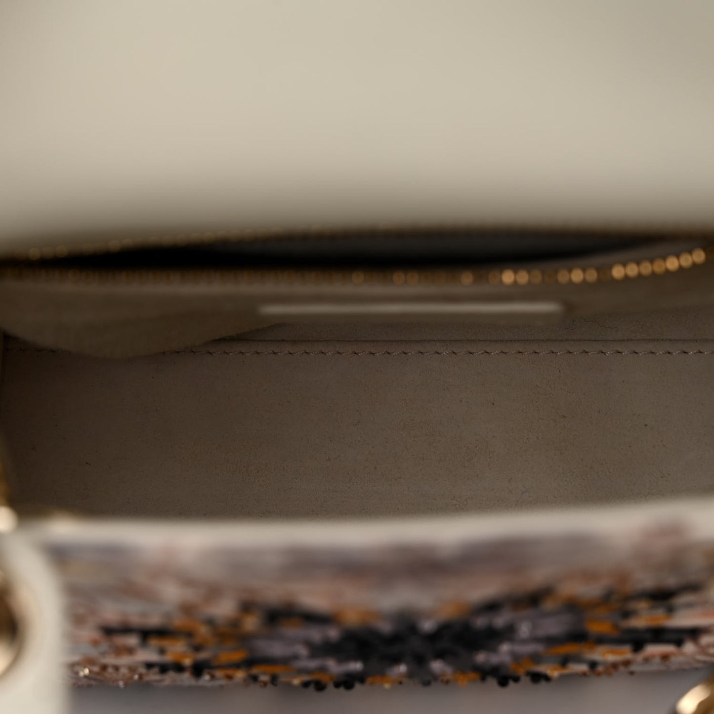 Calfskin Printed Mini KaleiDiorscopic Lady Dior Multicolor