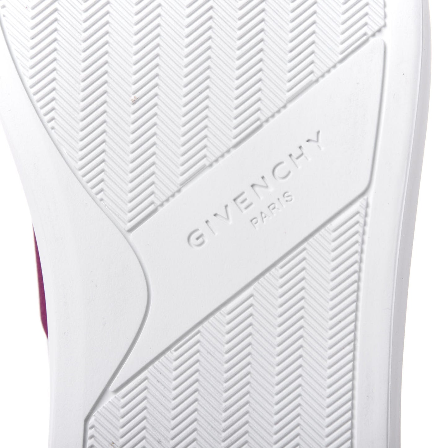 Calfskin Band Logo Womens Urban Street Sneakers 39 Orchid Purple
