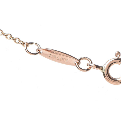 Tiffany 18K Rose Gold Diamond .10ct Elsa Peretti Diamonds by the Yard Pendant Necklace 5 of 6