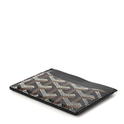 Goyard Goyardine Saint Sulpice Card Holder Black 7 of 7