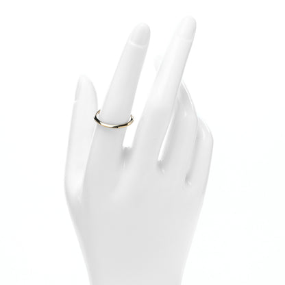 Tiffany 18K Yellow Gold 2mm Knife Edge Wedding Band Ring 56 7.5 2 of 4