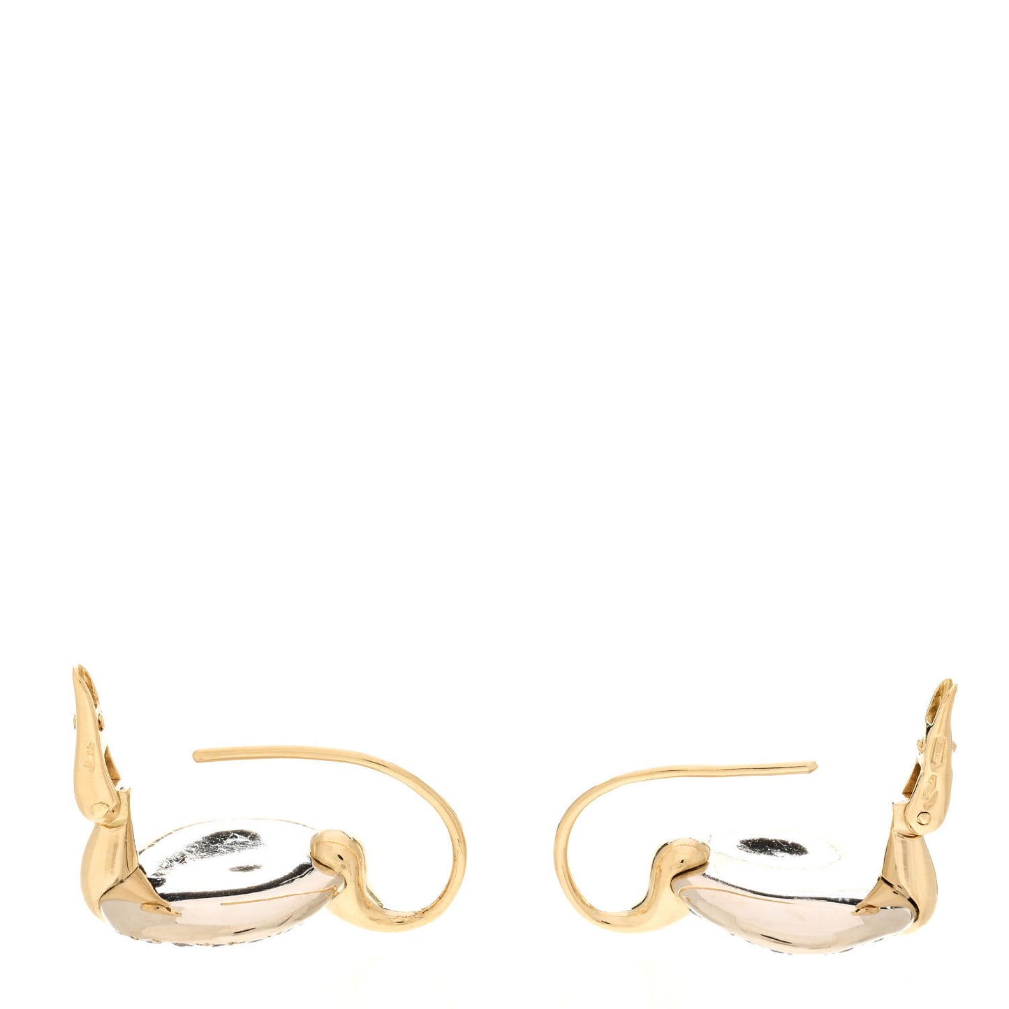 18K Yellow Gold Brown Diamond Sabbia Drop Earrings