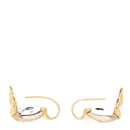 Pomellato 18K Yellow Gold Brown Diamond Sabbia Drop Earrings 3 of 5