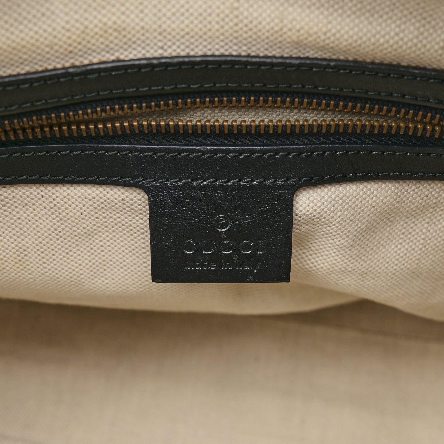 Guccissima Small Scarlett Studded Interlocking G Hobo Black