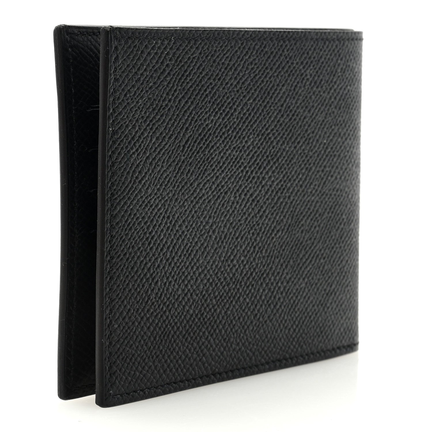 Hermes Epsom Citizen Twill Compact Wallet Black 3 of 6