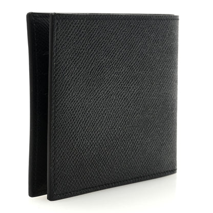 Hermes Epsom Citizen Twill Compact Wallet Black 3 of 6