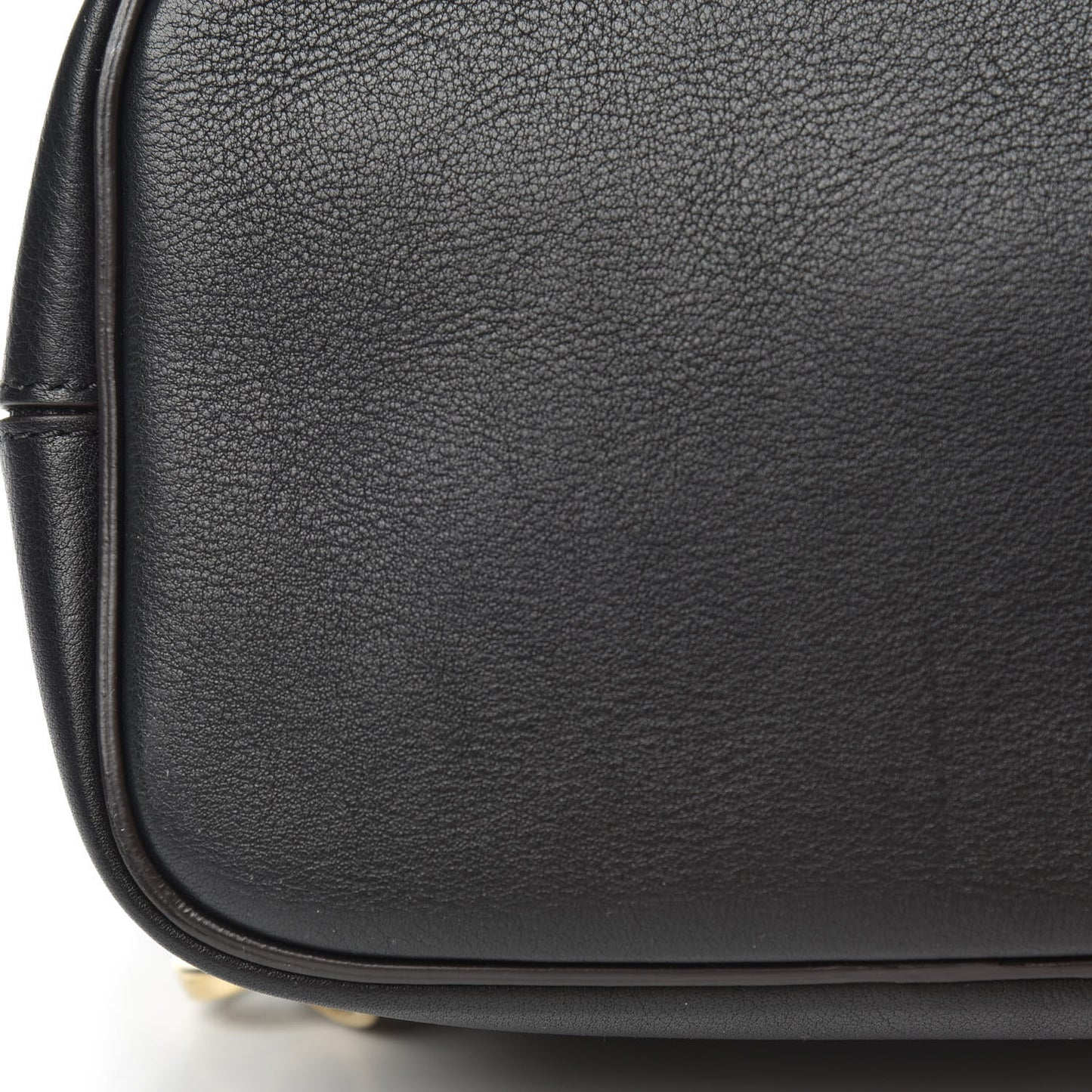 Suede Calfskin Small Faye Backpack Black
