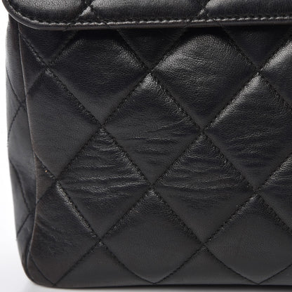 Chanel Lambskin Quilted Jumbo Single Flap Black 12 of 21