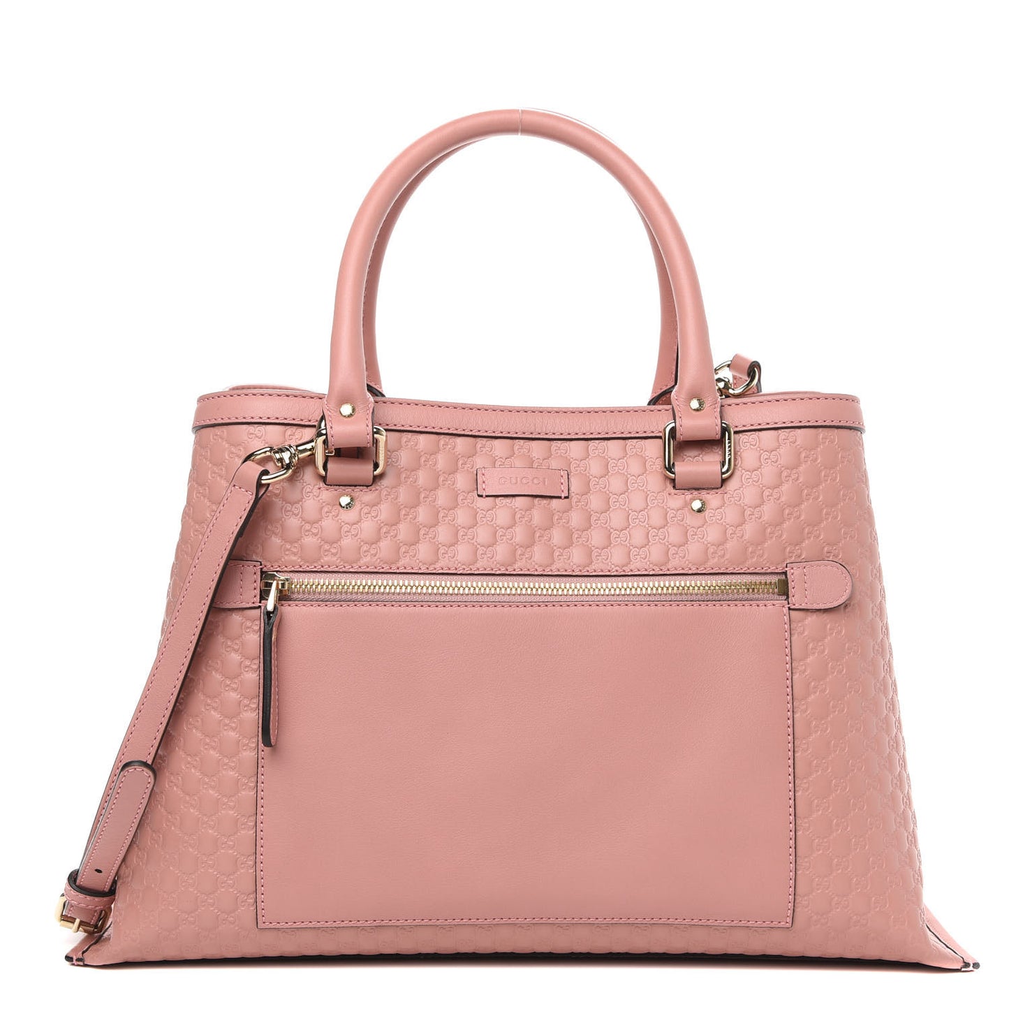 Soft Microguccissima Medium Tote Soft Pink