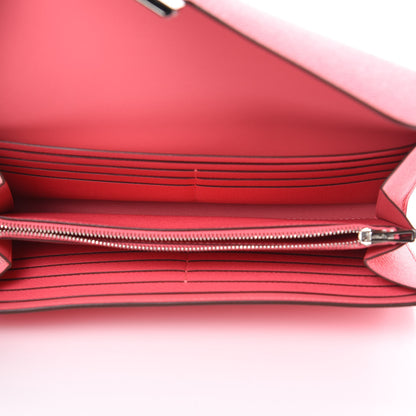 Hermes Epsom Constance Long Wallet Rose Azalee 5 of 10