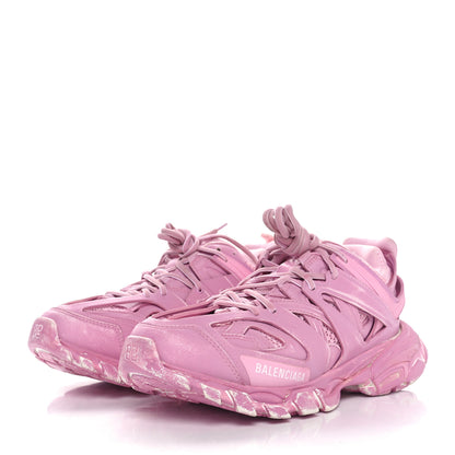 Balenciaga Mesh Nylon Womens Track Sneakers 39 Faded Pink 3 of 7