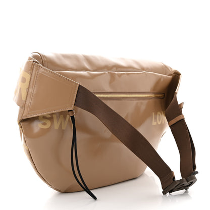 Burberry Coated Canvas Horseferry Print Extra Large Bum Bag Beige 3 of 10