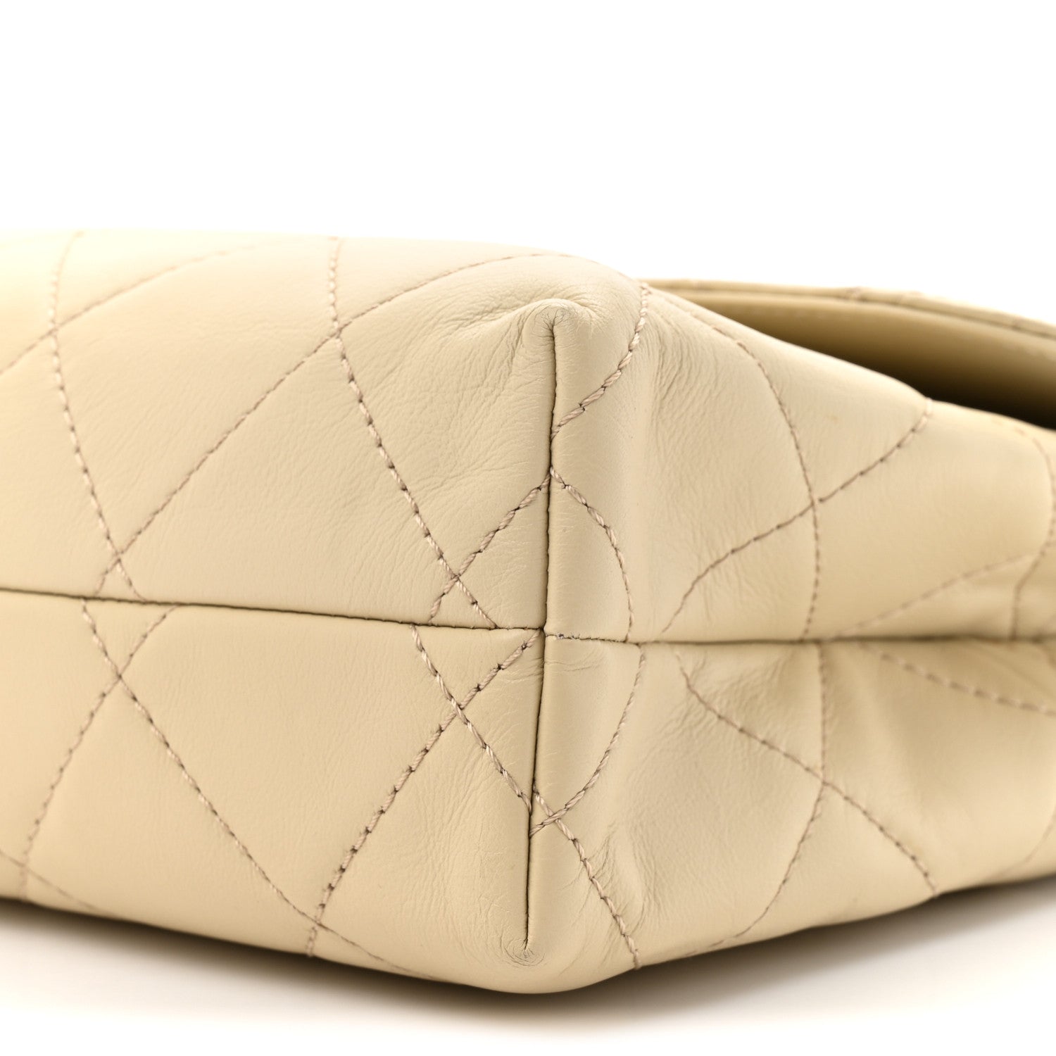 Chanel Calfskin Quilted In the Business Flap Bag Light Beige 9 of 10
