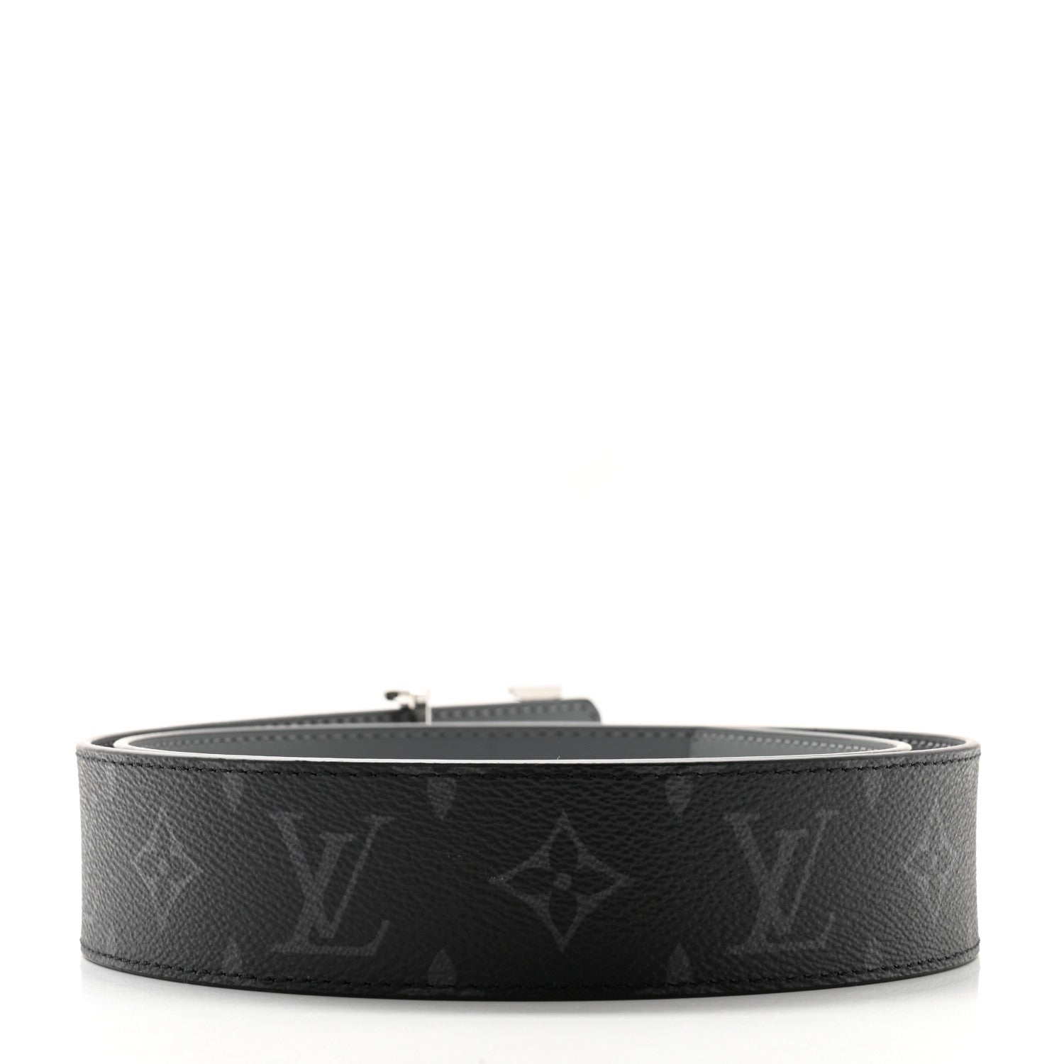Louis Vuitton Monogram Eclipse 40mm LV Initiales Reversible Belt  85 34 2 of 5