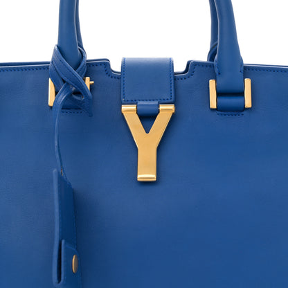 Saint Laurent Calfskin Small Classic Y Cabas Royal Blue 8 of 12