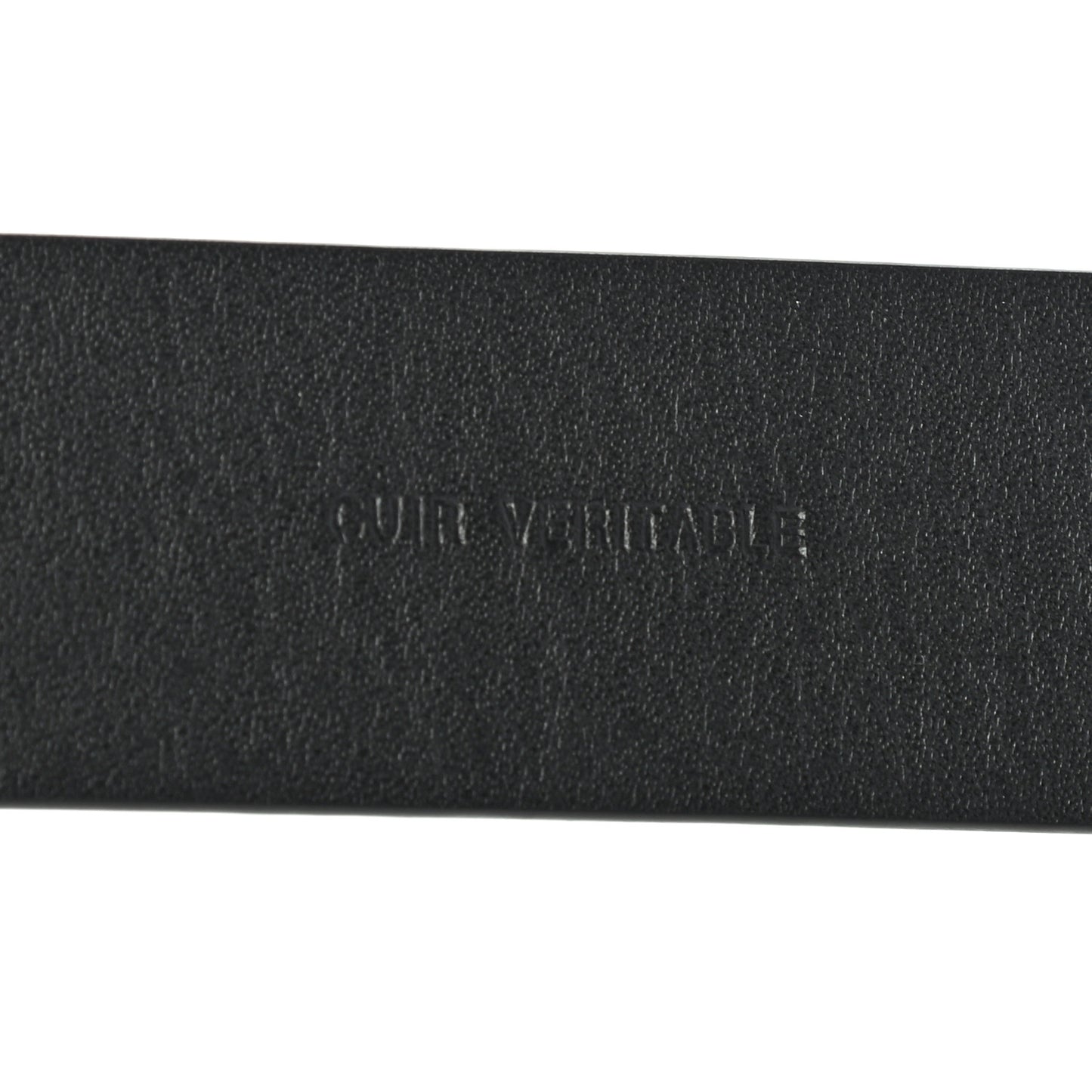 Calfskin Crystal CC Belt 95 38 Black Blue