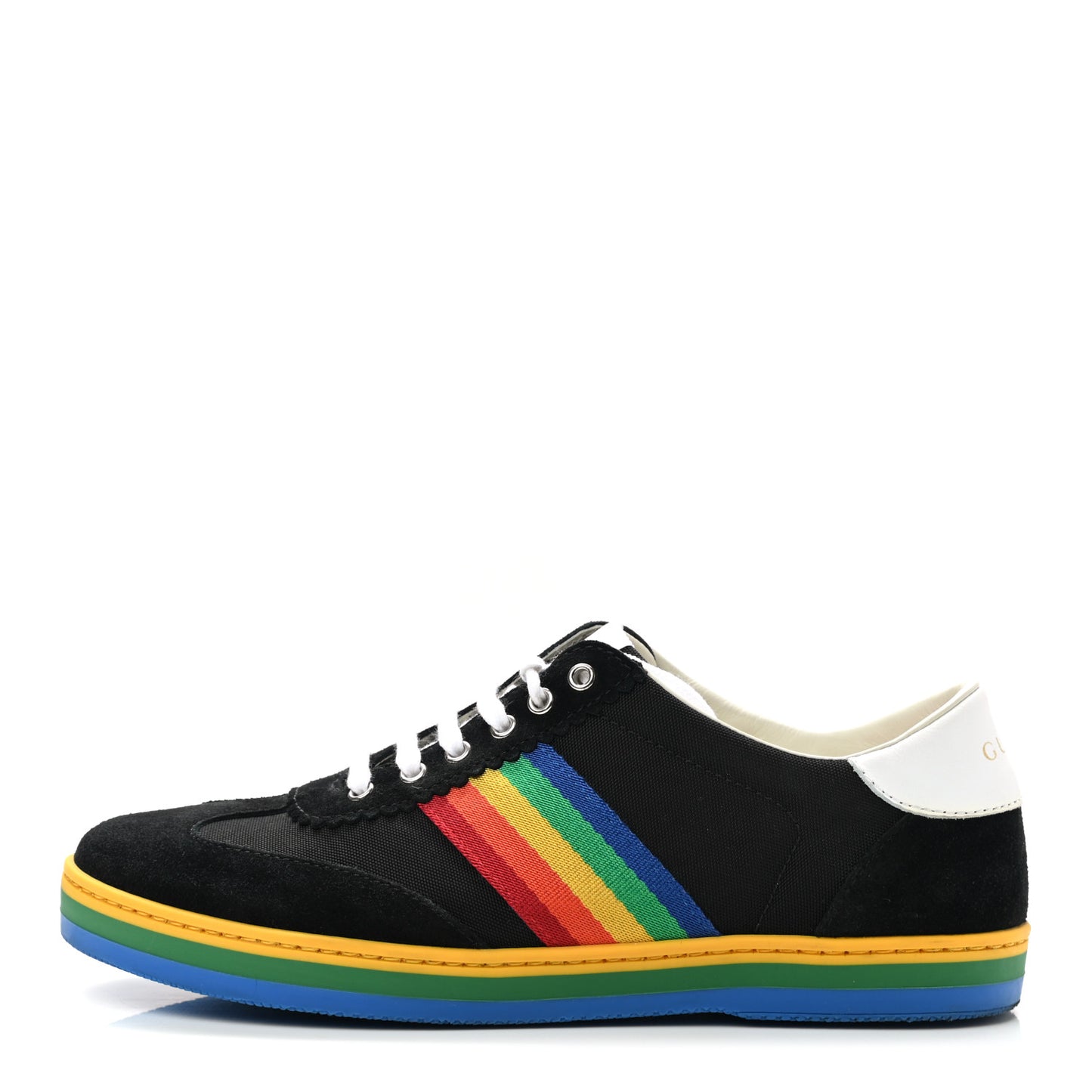 Suede Rainbow Womens G74 Sneakers 36 Black