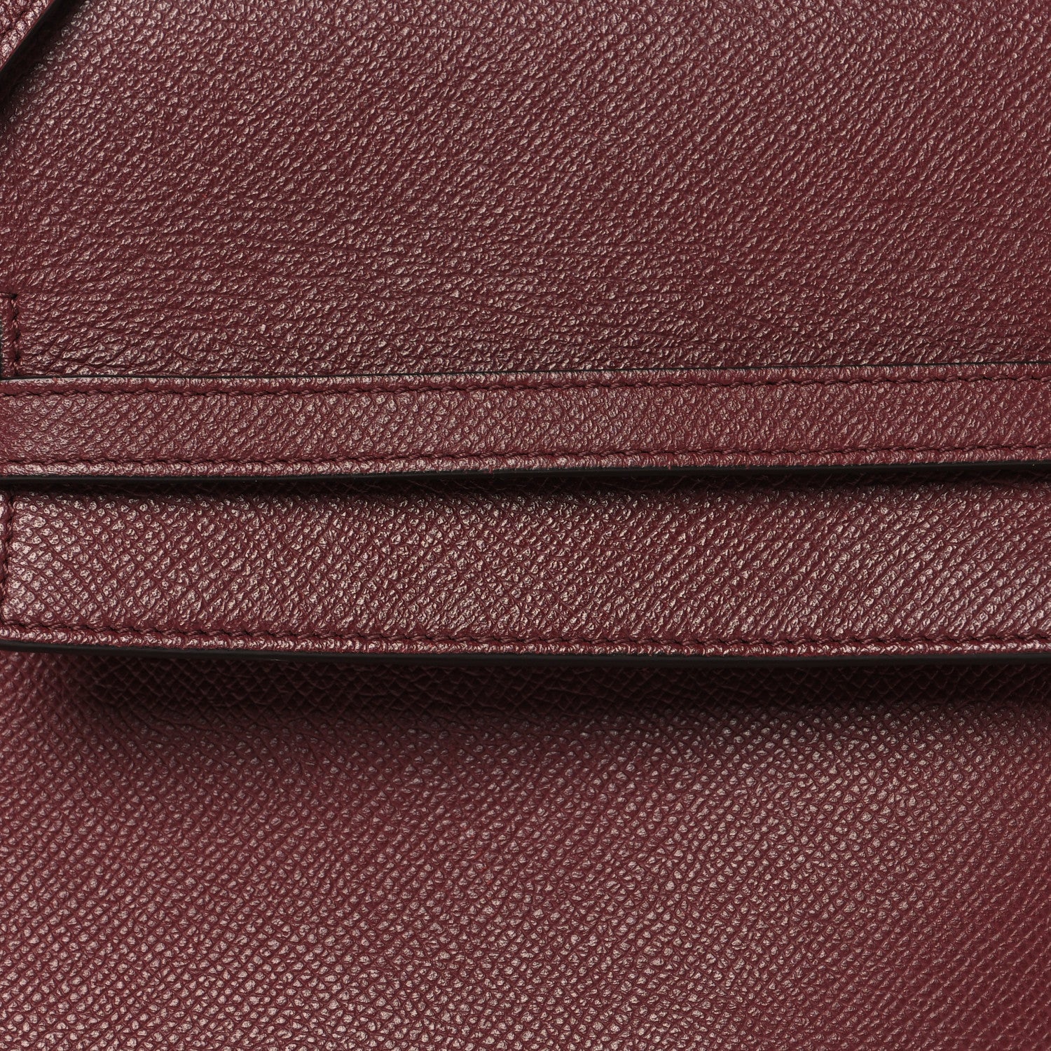 Celine Grained Calfskin Micro Belt Bag Plum 7 of 9