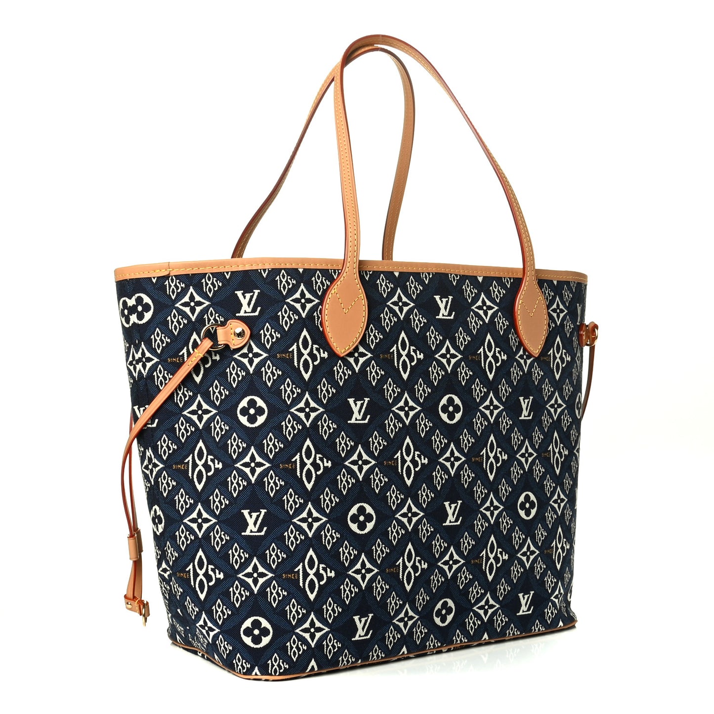 Jacquard Since 1854 Neverfull MM Blue
