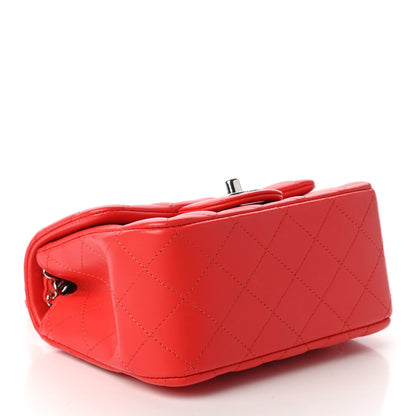 Chanel Lambskin Quilted Mini Square Flap Red 4 of 11