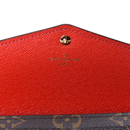 Louis Vuitton Monogram Sarah Wallet NM Coquelicot 5 of 9