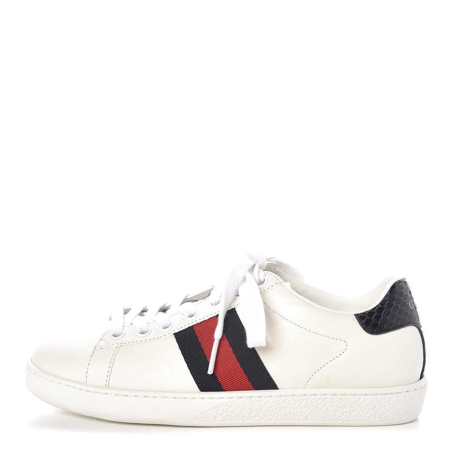 Calfskin Ayers Web Womens Ace Sneakers 35.5 White Blue