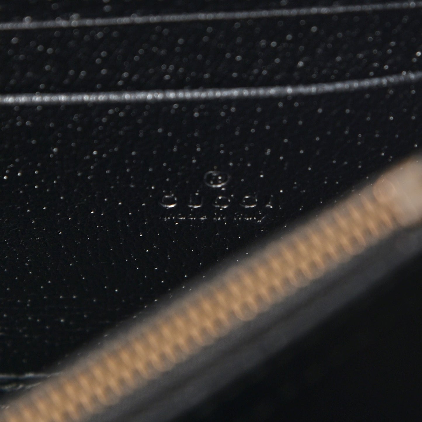 Calfskin Web Mini Dionysus Chain Wallet Black