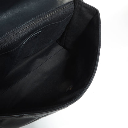 Chanel Calfskin Quilted In the Business Flap Black 9 of 9