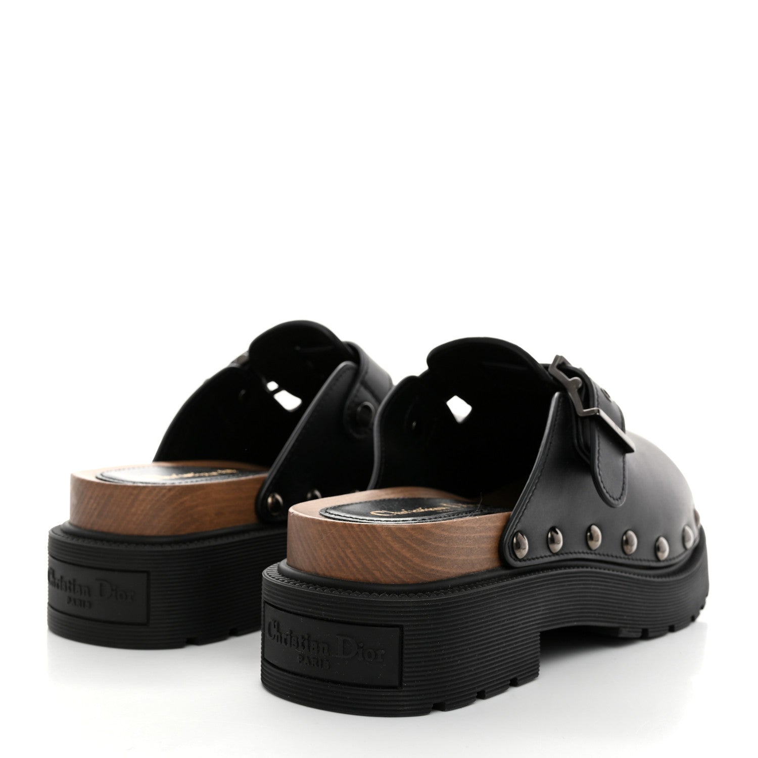 テ*ー様 Dior ブラック ミュール Dior Boy Mule Black Brushed Calfskin | DIOR