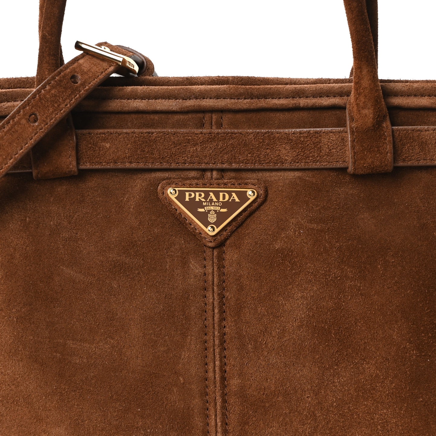 Suede Large Bonnie Shoulder Bag Cacao