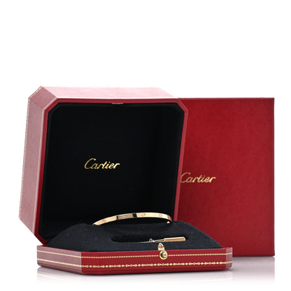 Cartier 18K Yellow Gold Small LOVE Bracelet 18 7 of 7
