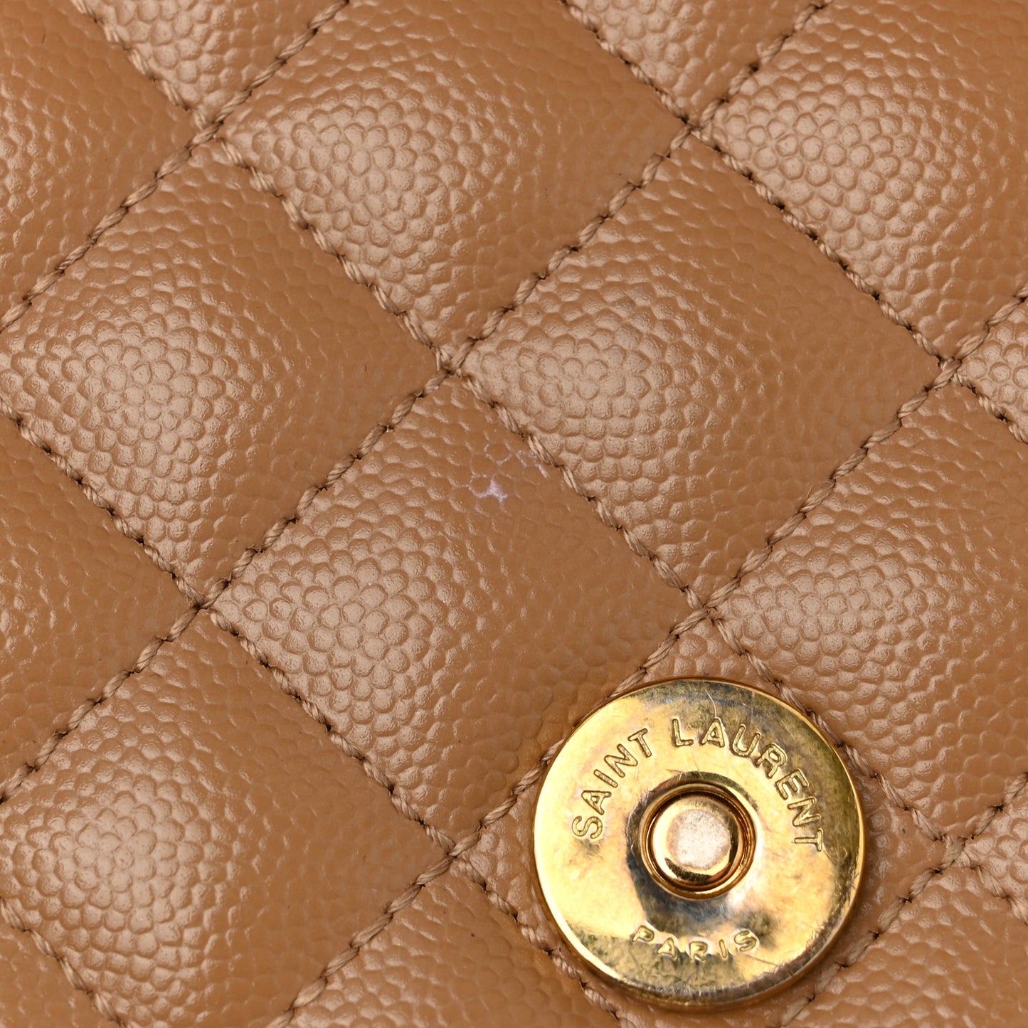 Grain De Poudre Textured Mixed Matelasse Triquilt Large Monogram Satchel Cork