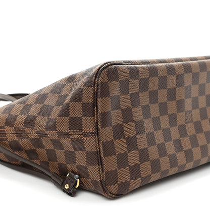 Louis Vuitton Damier Ebene Neo Neverfull MM Rose Ballerine 8 of 10