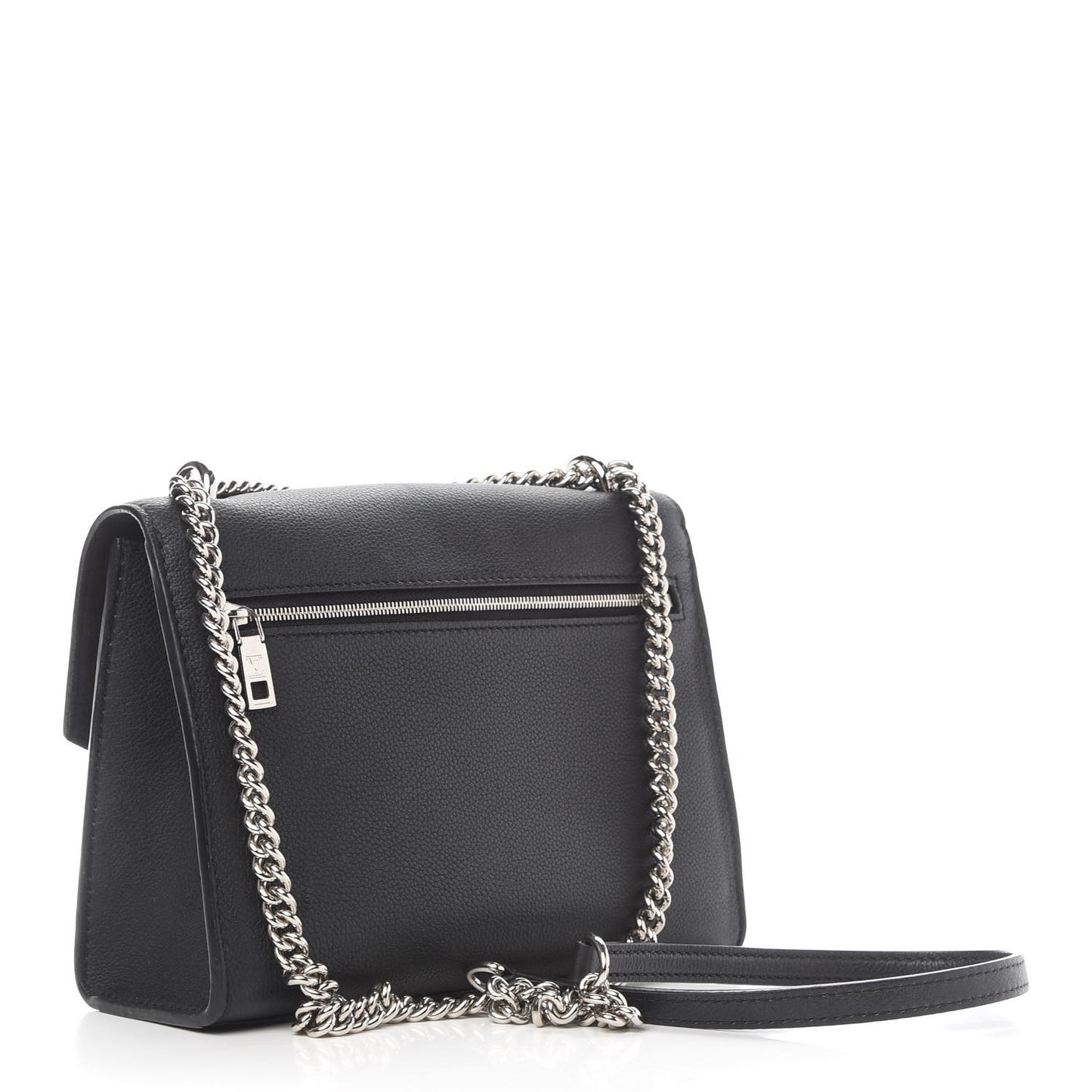 Soft Calfskin Mylockme Chain Bag BB Black