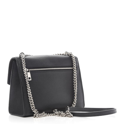 Louis Vuitton Soft Calfskin Mylockme Chain Bag BB Black 3 of 10