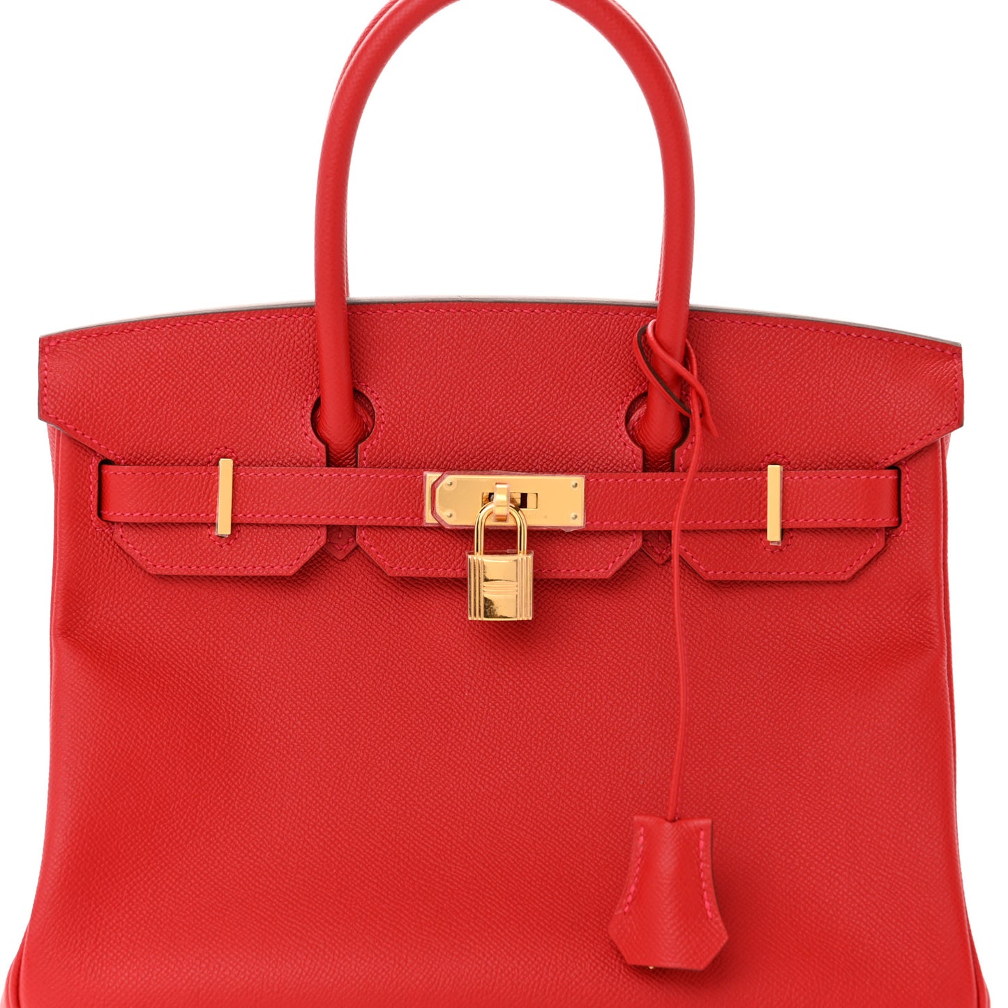 Epsom Birkin 30 Rouge Casaque