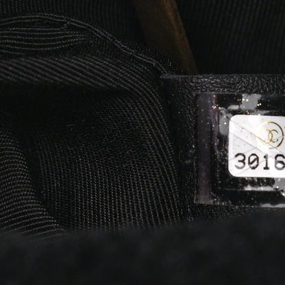 Chanel Shearling Quilted Single Flap Black 7 of 11