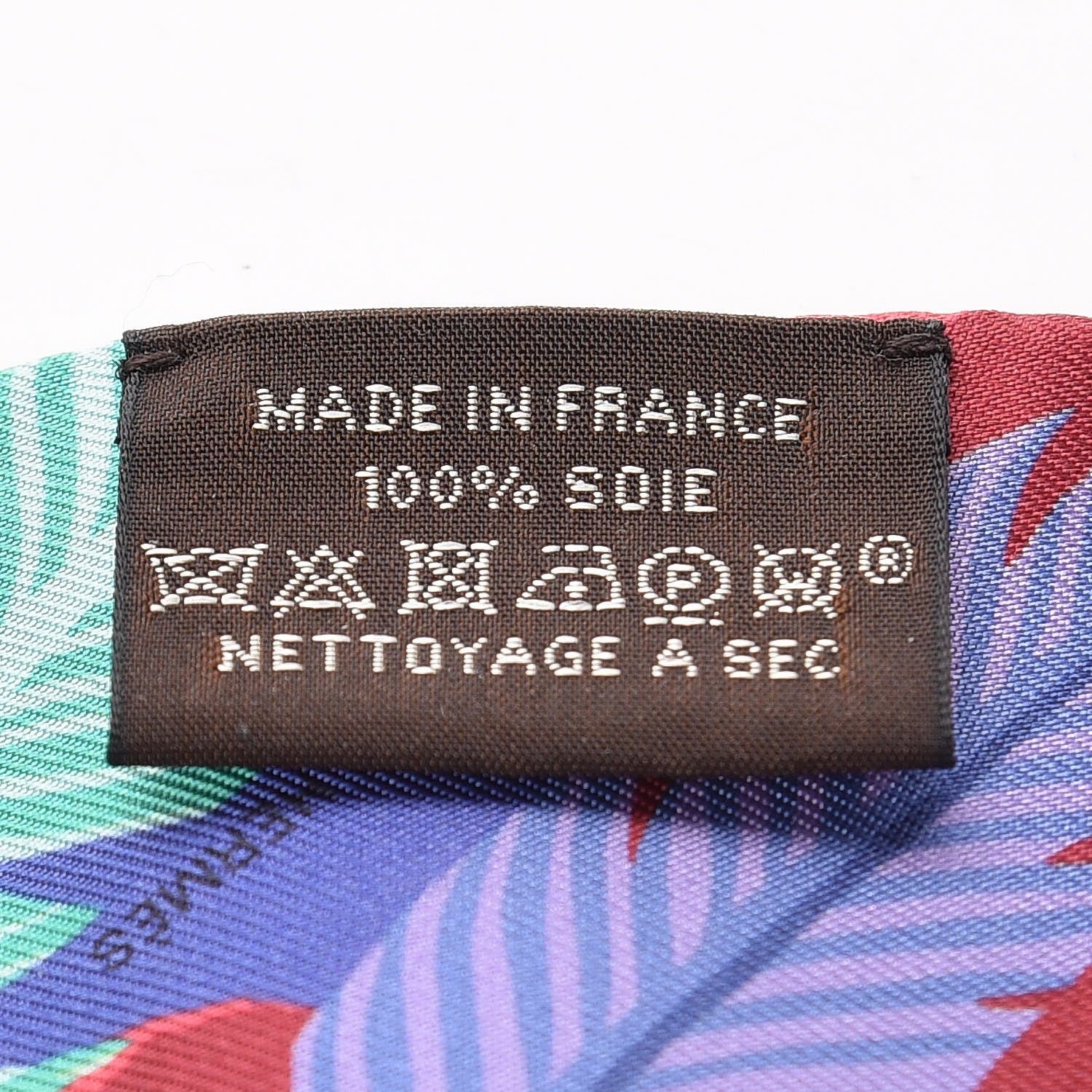 Hermes Silk Jaguar Quetzal Twilly Bordeaux Vert Bleu 3 of 5