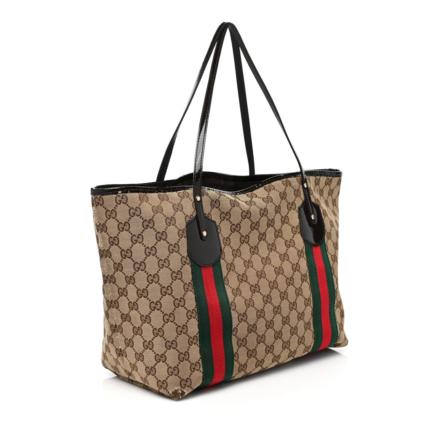 Monogram Web Large Jolie Tote Brown