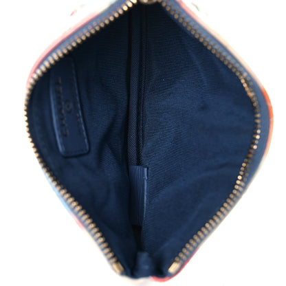 Chanel Patent Calfskin Printed Quilted Small Cosmetic Case Multicolor 5 of 10