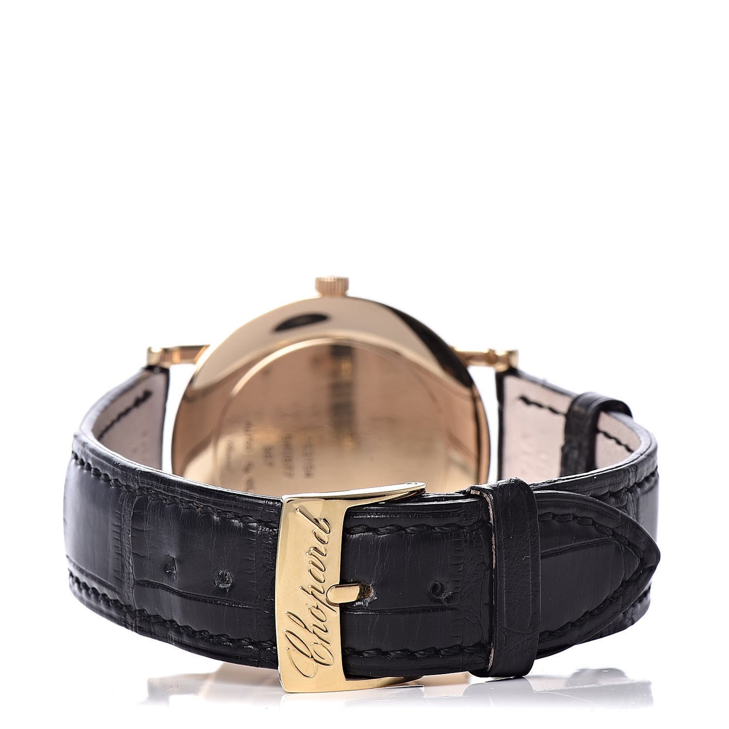18K Yellow Gold Alligator 34mm Classique Manual Winding Watch