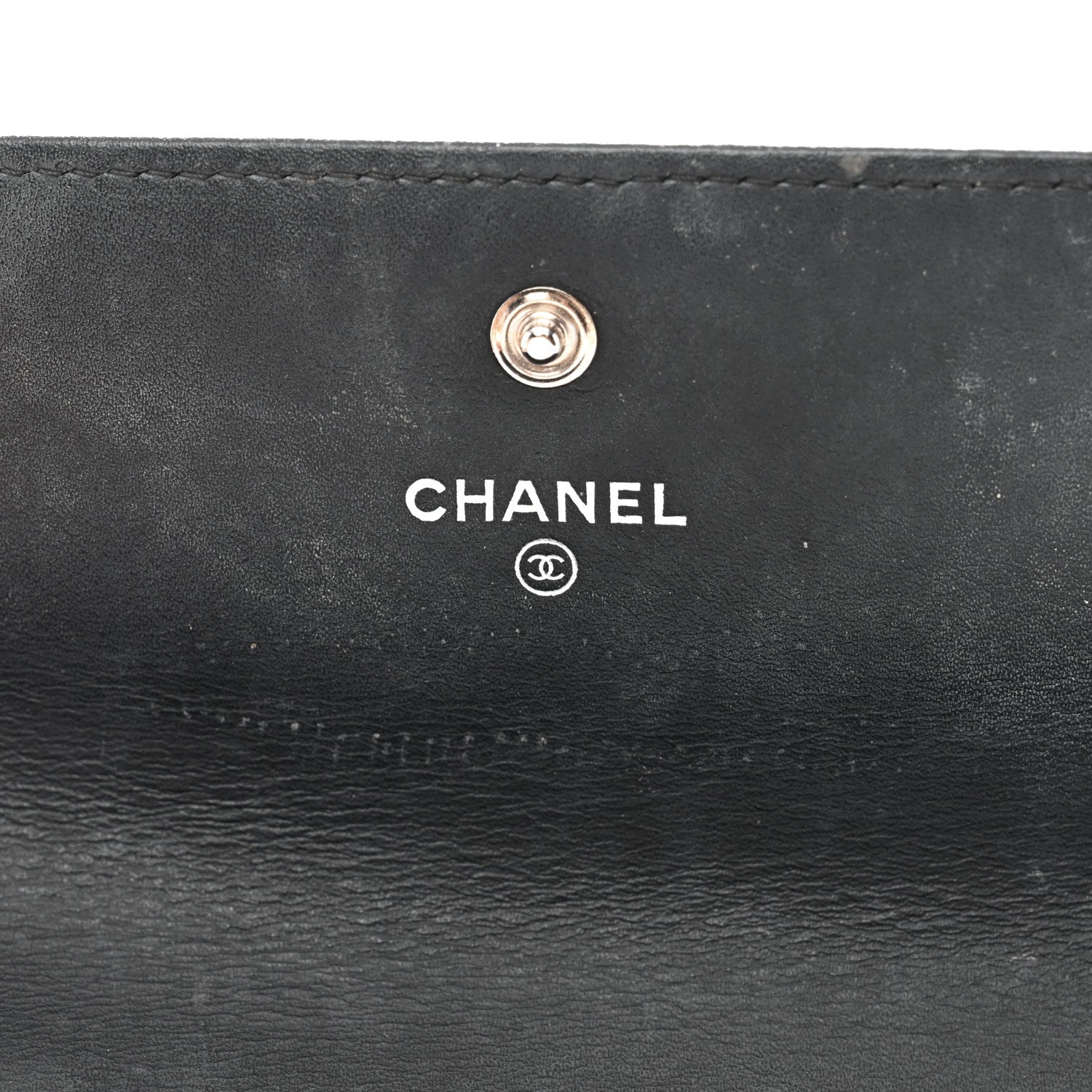 Chanel Caviar Timeless CC Large Gusset Flap Wallet Black 6 of 8