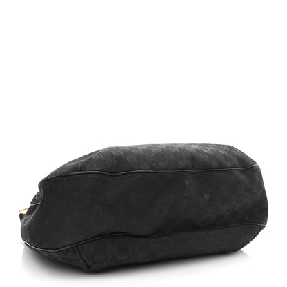 Gucci Monogram Large New Ladies Web Hobo Black 4 of 13