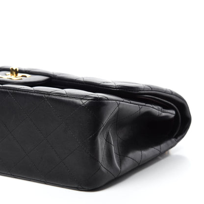 Chanel Lambskin Quilted Jumbo Double Flap Black 7 of 15