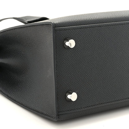 Hermes Epsom Kelly Sellier 25 Black 5 of 7