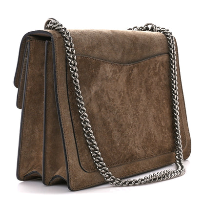 Gucci Suede Medium Dionysus Shoulder Bag Taupe 3 of 13