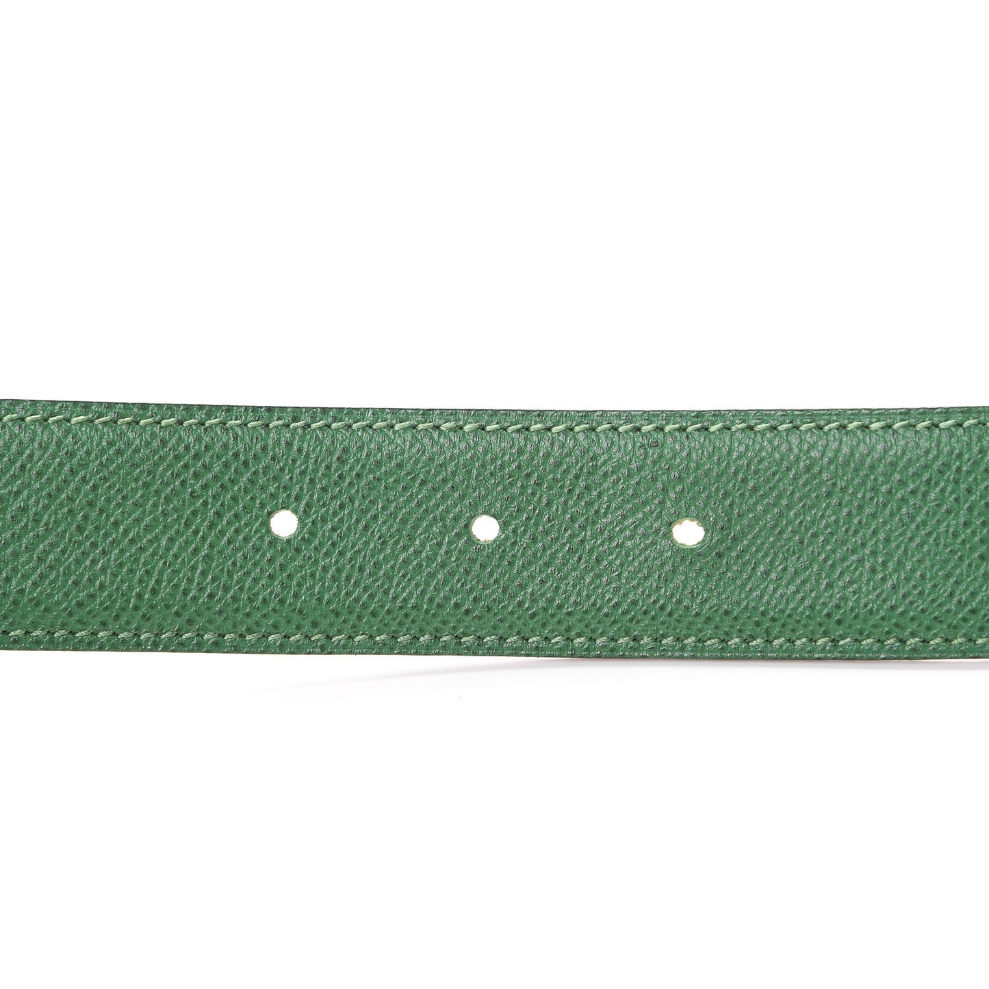 Courchevel 32mm Belt Strap 70 Gold Vert Clair